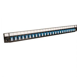 پچ پنل فیبر نوری دت وایلر LC Duplex 24Port