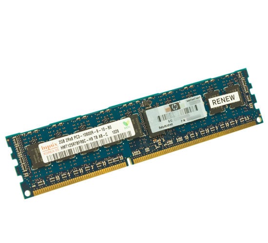 رم سرور اچ پی 2GB PC3-10600R-9 Kit